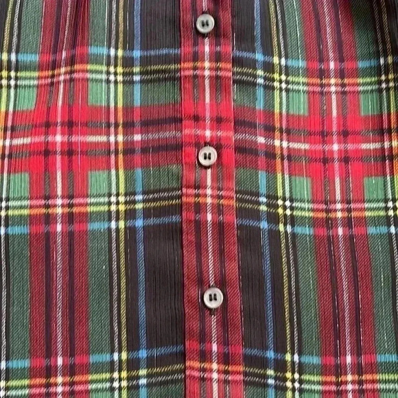 J. Crew Multicolor Plaid Sleeveless Top - Picture 8 of 15